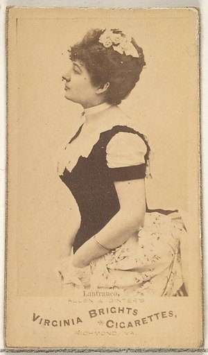 Lanfranco, from the Actors and Actresses series (N45, Type 1) for Virginia Brights Cigarettes