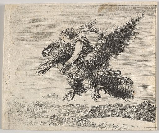 Jupiter and Ganymede, from "Game of Mythology" (Jeu de la Mythologie)