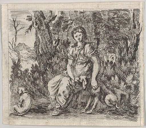 Diana, from "Game of Mythology" (Jeu de la Mythologie)