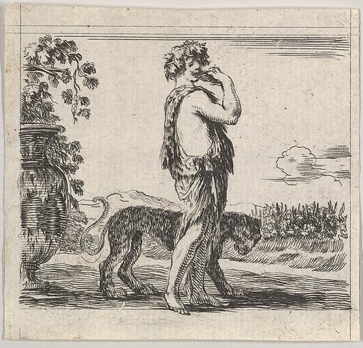 Bacchus, from "Game of Mythology" (Jeu de la Mythologie)