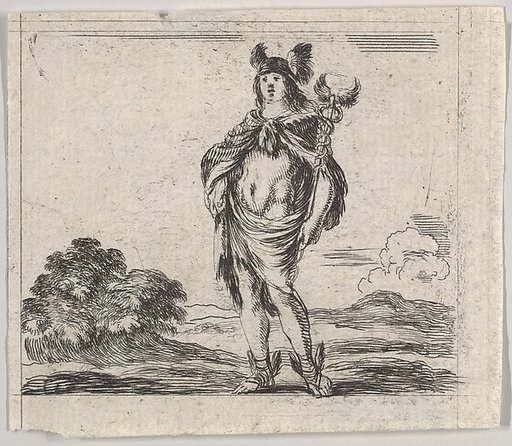 Mercury, from "Game of Mythology" (Jeu de la Mythologie)