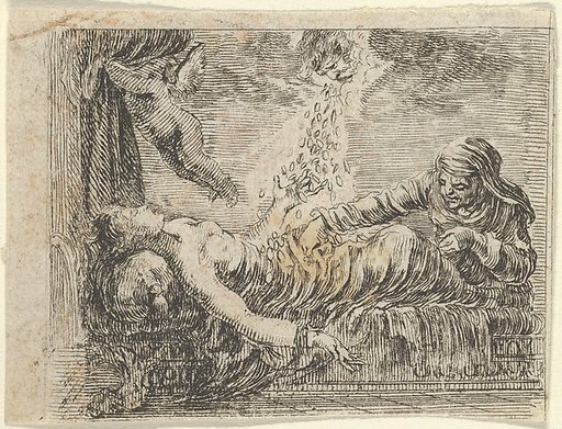 Jupiter and Danaë, from "Game of Mythology" (Jeu de la Mythologie)