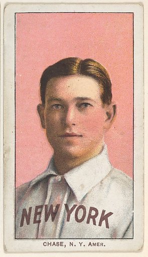 Chase, New York, American League, from the White Border series (T206) for the American Tobacco Company
