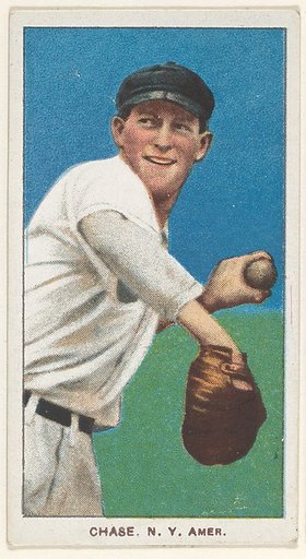 Chase, New York, American League, from the White Border series (T206) for the American Tobacco Company