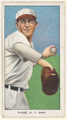 Chase, New York, American League, from the White Border series (T206) for the American Tobacco Company