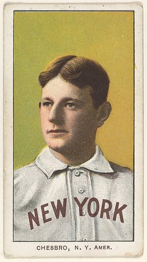 Chesbro, New York, American League, from the White Border series (T206) for the American Tobacco Company