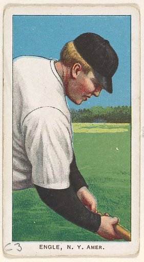 Engle, New York, American League, from the White Border series (T206) for the American Tobacco Company