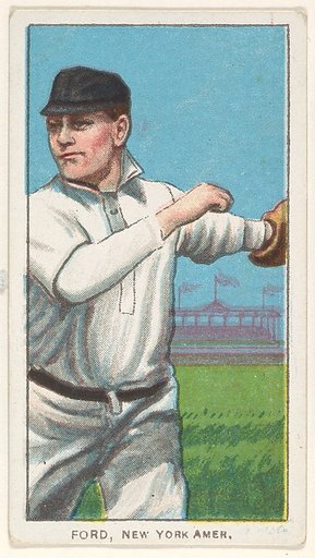 Ford, New York, American League, from the White Border series (T206) for the American Tobacco Company