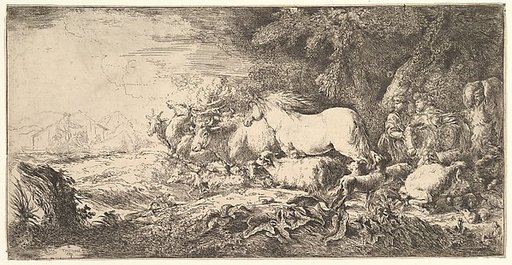 Entry of the animals into Noah's ark