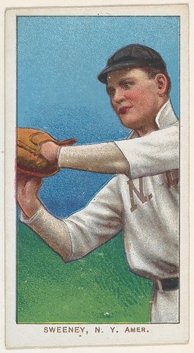 Sweeney, New York, American League, from the White Border series (T206) for the American Tobacco Company