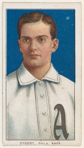 Dygert, Philadelphia, American League, from the White Border series (T206) for the American Tobacco Company
