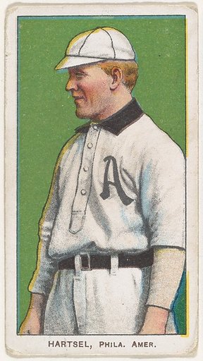 Hartsel, Philadelphia, American League, from the White Border series (T206) for the American Tobacco Company
