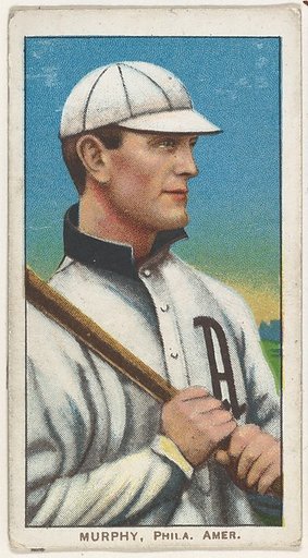 Murphy, Philadelphia, American League, from the White Border series (T206) for the American Tobacco Company