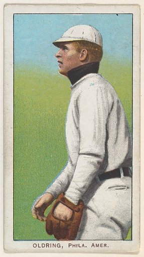 Oldring, Philadelphia, American League, from the White Border series (T206) for the American Tobacco Company