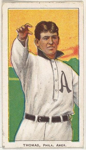 Thomas, Philadelphia, American League, from the White Border series (T206) for the American Tobacco Company