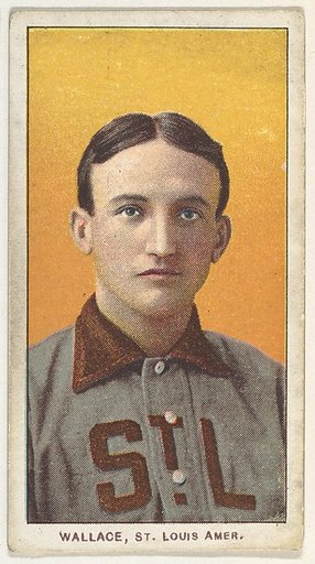 Wallace, St. Louis, American League, from the White Border series (T206) for the American Tobacco Company
