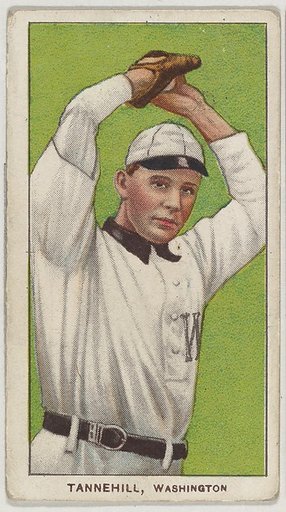 Tannehill, Washington, American League, from the White Border series (T206) for the American Tobacco Company