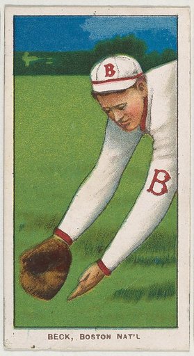 Beck, Boston, National League, from the White Border series (T206) for the American Tobacco Company