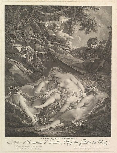 Les Bacchantes Endormies (The Sleeping Bacchantes)