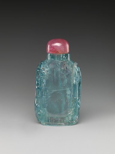 Snuff Bottle with Floral Design
