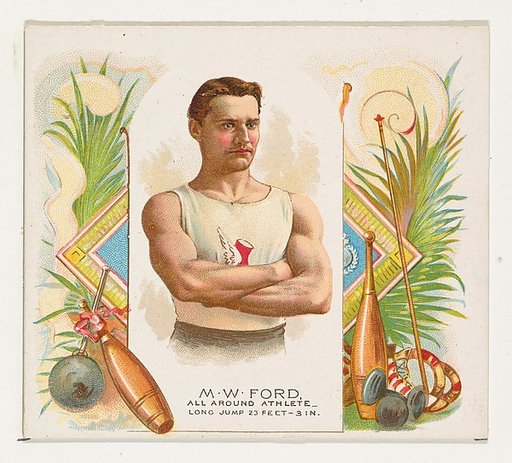M.W. Ford, All Around Athlete, from World's Champions, Second Series (N43) for Allen & Ginter Cigarettes