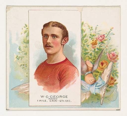 W.G. George, Runner, from World's Champions, Second Series (N43) for Allen & Ginter Cigarettes