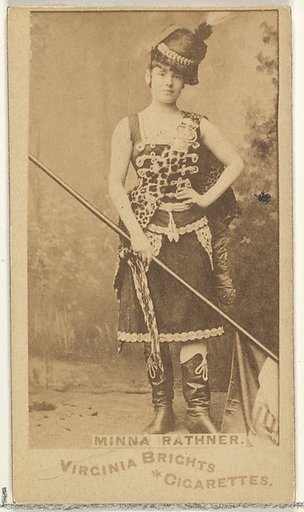 Minna Rathner, from the Actors and Actresses series (N45, Type 1) for Virginia Brights Cigarettes