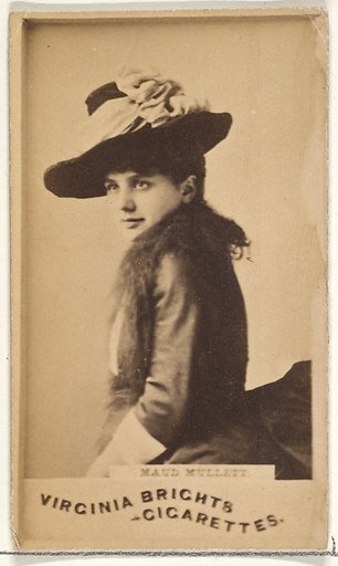 Maud Mullett, from the Actors and Actresses series (N45, Type 1) for Virginia Brights Cigarettes