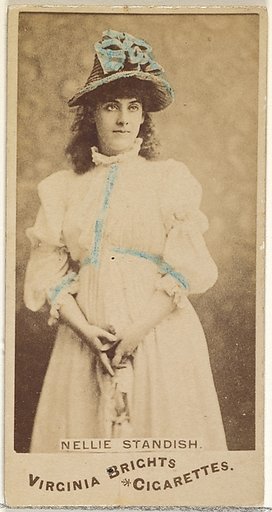 Nellie Standish, from the Actors and Actresses series (N45, Type 1) for Virginia Brights Cigarettes