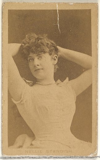 Nellie Standish, from the Actors and Actresses series (N45, Type 1) for Virginia Brights Cigarettes
