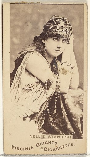 Nellie Standish, from the Actors and Actresses series (N45, Type 1) for Virginia Brights Cigarettes