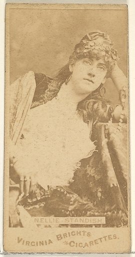 Nellie Standish, from the Actors and Actresses series (N45, Type 1) for Virginia Brights Cigarettes