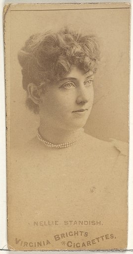 Nellie Standish, from the Actors and Actresses series (N45, Type 1) for Virginia Brights Cigarettes
