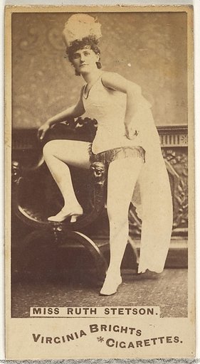 Miss Ruth Stetson, from the Actors and Actresses series (N45, Type 1) for Virginia Brights Cigarettes