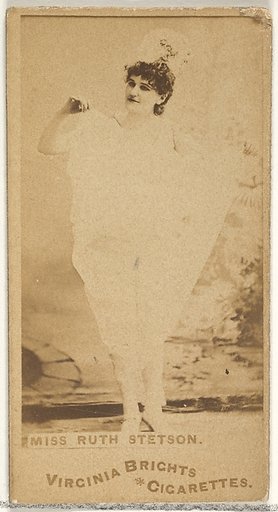 Miss Ruth Stetson, from the Actors and Actresses series (N45, Type 1) for Virginia Brights Cigarettes