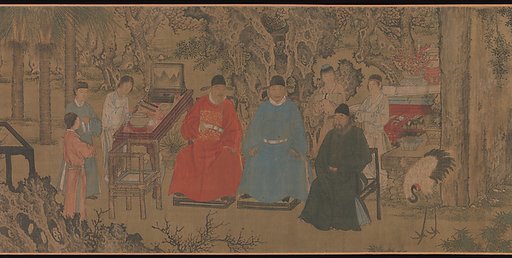 Elegant Gathering in the Apricot Garden