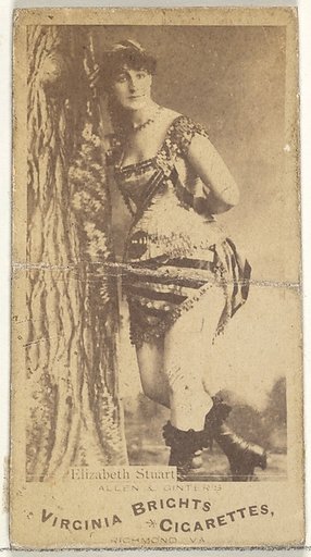 Elizabeth Stuart, from the Actors and Actresses series (N45, Type 1) for Virginia Brights Cigarettes