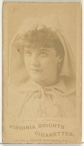 Carrie Turner, from the Actors and Actresses series (N45, Type 1) for Virginia Brights Cigarettes