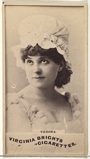 Varona, from the Actors and Actresses series (N45, Type 1) for Virginia Brights Cigarettes