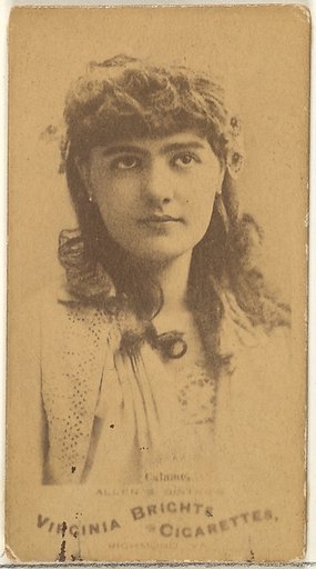 Calame, from the Actors and Actresses series (N45, Type 1) for Virginia Brights Cigarettes