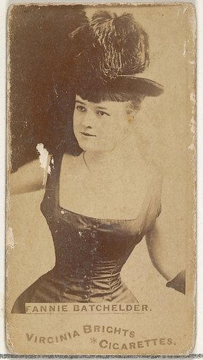 Fannie Batchelder, from the Actors and Actresses series (N45, Type 1) for Virginia Brights Cigarettes