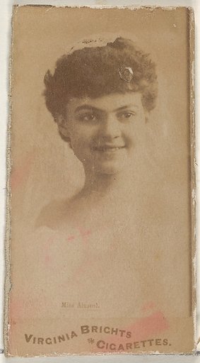 From the Actors and Actresses series (N45, Type 1) for Virginia Brights Cigarettes