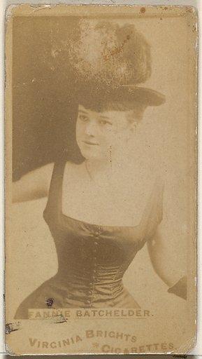 Fannie Batchelder, from the Actors and Actresses series (N45, Type 1) for Virginia Brights Cigarettes