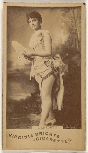 Danforth, from the Actors and Actresses series (N45, Type 1) for Virginia Brights Cigarettes