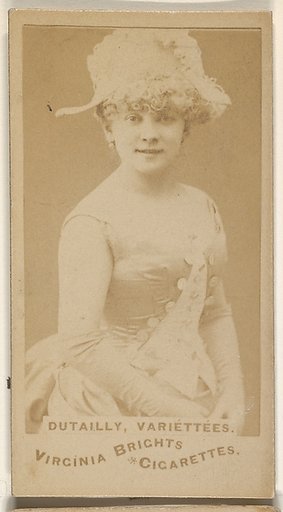 Dutailly, Variettees, from the Actors and Actresses series (N45, Type 1) for Virginia Brights Cigarettes