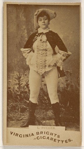 L. Fuller, from the Actors and Actresses series (N45, Type 1) for Virginia Brights Cigarettes