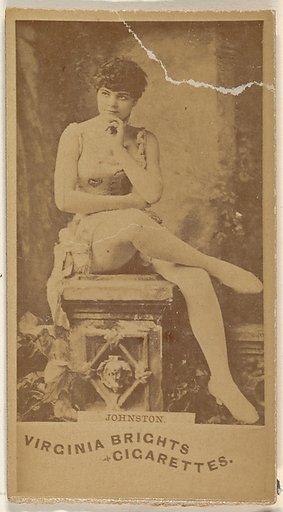 Johnston, from the Actors and Actresses series (N45, Type 1) for Virginia Brights Cigarettes