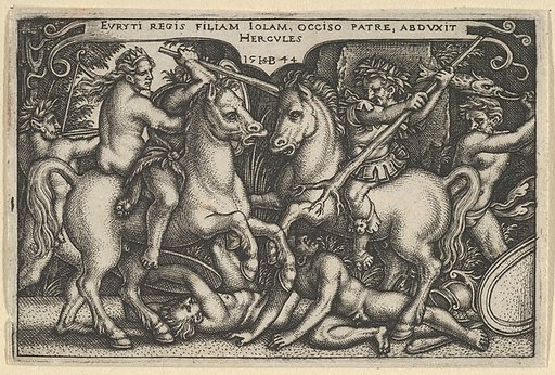 Hercules Raping Jole, from "The Labors of Hercules"
