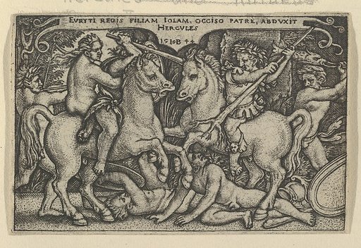 Hercules Raping Jole, from "The Labors of Hercules"