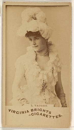 L. Vaughn, from the Actors and Actresses series (N45, Type 1) for Virginia Brights Cigarettes